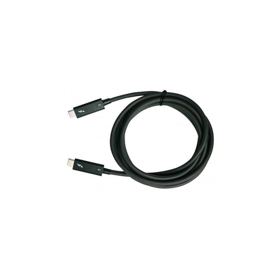 QNAP CAB-TBT305M-40G-LINTES 2 m Negro 40 Gbit/s