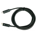 QNAP CAB-TBT305M-40G-LINTES 2 m Negro 40 Gbit/s