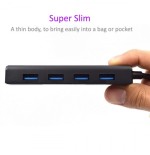 22206-Ewent EW1136 hub de interfaz USB 3.2 Gen 1 (3.1 Gen 1) Type-A 480 Mbit/s Negro