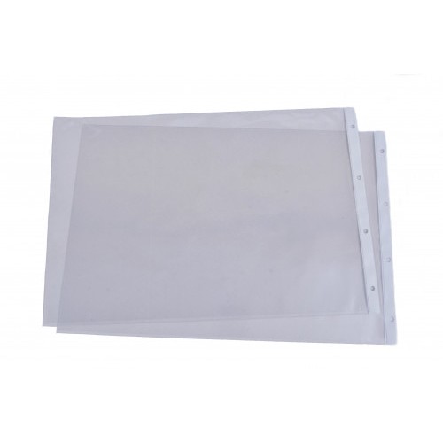 2226-CAJA 50 FUNDAS FORMATO A3 APAISADO PVC 4 TALADROS CON REFUERZO 100 MICRAS IBERPLAS 220A50