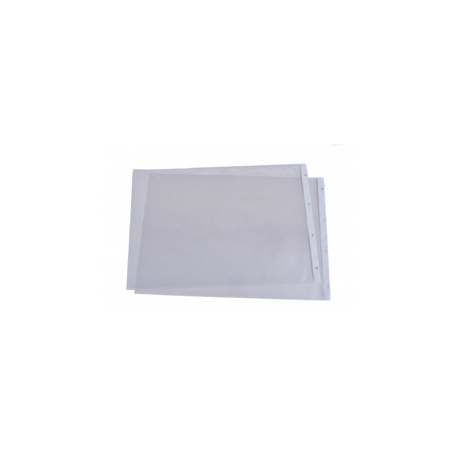 2226-CAJA 50 FUNDAS FORMATO A3 APAISADO PVC 4 TALADROS CON REFUERZO 100 MICRAS IBERPLAS 220A50
