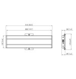 22292-VOGELS PFB 3405 INTERFACE BAR 515MM SILVER