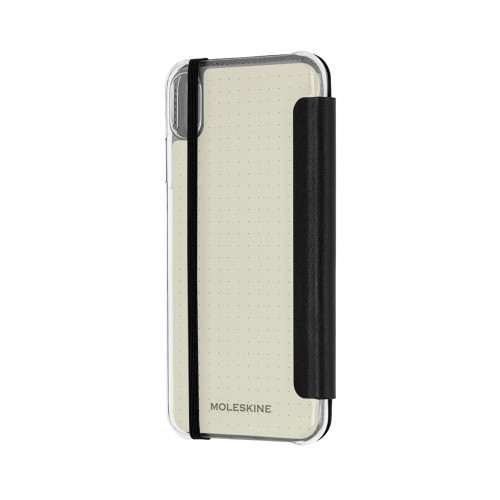 2230-Moleskine ET9CBPXSMCLR funda para telefono movil 16,5 cm (6.5") Folio Negro, Transparente