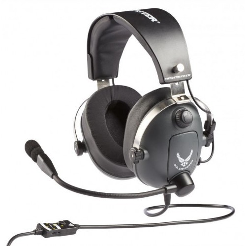 22398-Thrustmaster T.Flight U.S. Air Force Edition Auriculares Diadema Conector de 3,5 mm Negro