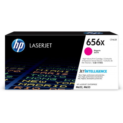 2240-HP TONER 656X MAGENTA ALTA CAPACIDAD LASERJET M652 (CF463X)