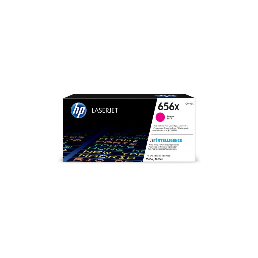 2240-HP TONER 656X MAGENTA ALTA CAPACIDAD LASERJET M652 (CF463X)