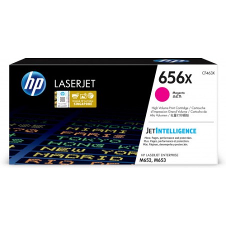 2241-HP TONER 656X MAGENTA ALTA CAPACIDAD LASERJET M652 (CF463X)