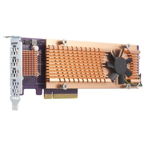 22429-QNAP QM2-4P-384 tarjeta y adaptador de interfaz PCIe Interno