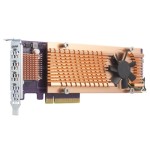 22429-QNAP QM2-4P-384 tarjeta y adaptador de interfaz PCIe Interno
