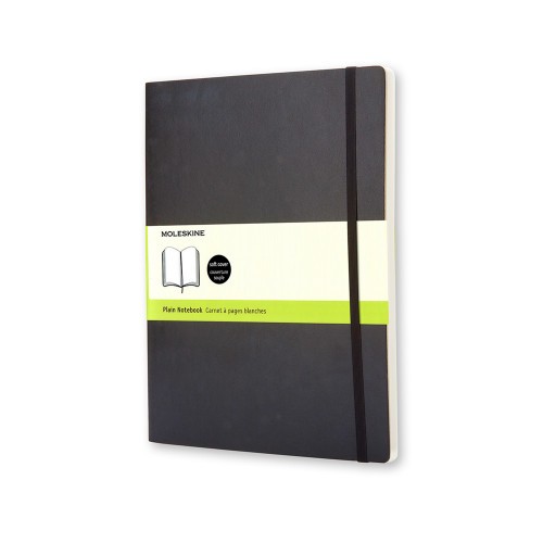 22441-LIBRETA CLASICA TAPA BLANDA NEGRA XL (19X25CM) LISA MOLESKINE QP623
