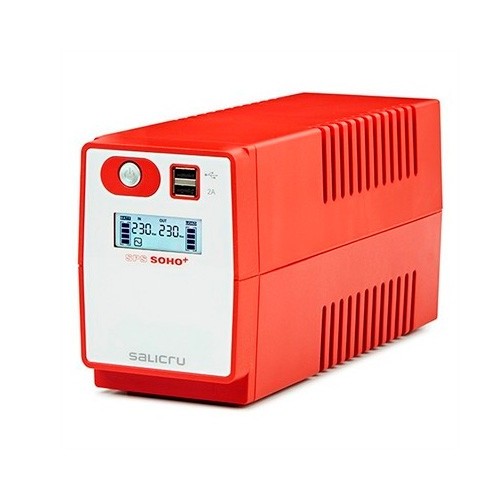 22453-SAI SALICRU SPS SOHO+ 500VA TECH LINE REGULACION AUTO AVR INTERACTIVE CONEXION USB (SPS.500.SOHO+)