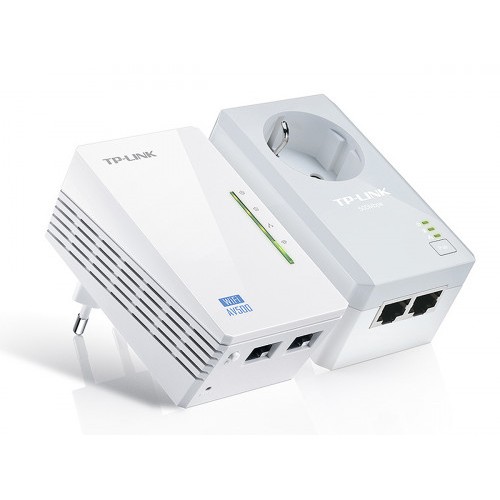 2249-TP-LINK KIT POWERLINE WI-FI AV600, QUALCOMM, 300MBPS EN 2.4GHZ, 600MBPS POWERLINE, HOMEPLUG AV, 2 PUERTOS 10/100MBP
