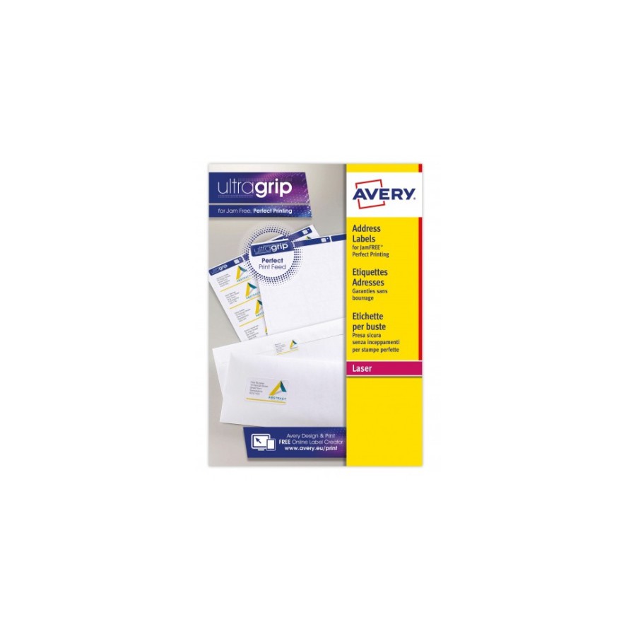 2251-Avery L7159-15 etiqueta para direccion Blanco Etiqueta autoadhesiva