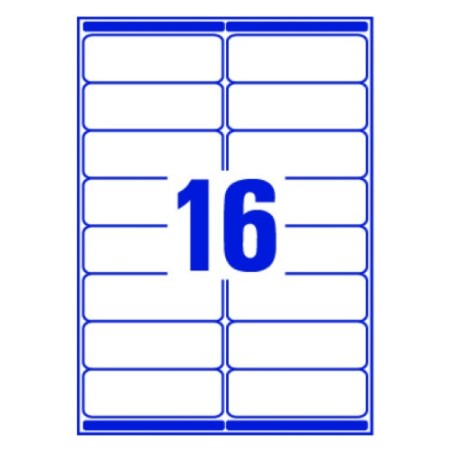 Avery L7162-15 etiqueta para direccion Blanco Etiqueta autoadhesiva