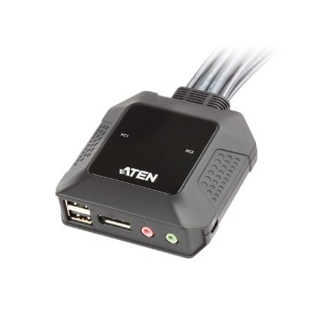 22564-Aten CS22DP interruptor KVM Negro