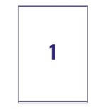 2258-Avery L7167-15 etiqueta para direccion Blanco Etiqueta autoadhesiva