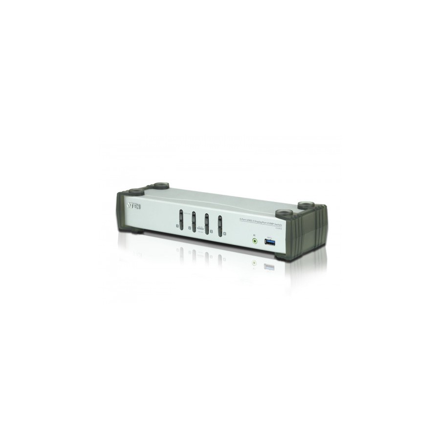 22592-Aten CS1914 interruptor KVM Negro, Gris
