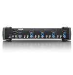 22597-Aten Umschalter interruptor KVM Negro