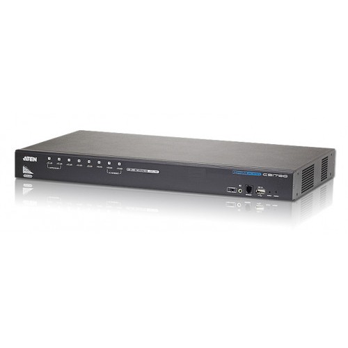 22608-Aten CS1798 interruptor KVM Montaje en rack Negro