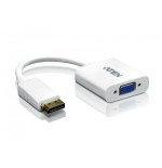 Aten Displayport/VGA adapter DisplayPort Male VGA HDB-15 Female Blanco
