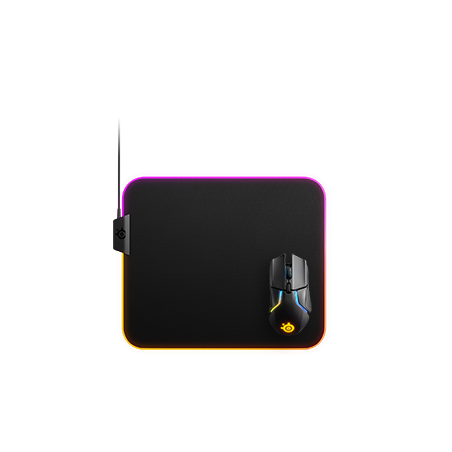 22688-Steelseries QcK Prism Cloth Medium Alfombrilla de raton para juegos Negro