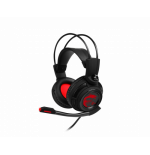 MSI DS502 Auriculares Diadema Negro, Rojo