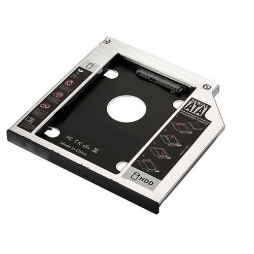 22718-Ewent EW7003 funda para disco duro externo Acrilonitrilo butadieno estireno (ABS), Aluminio Negro, Blanco