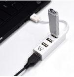 22721-Ewent EW1122 hub de interfaz USB 2.0 Blanco