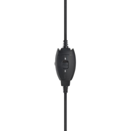 Bluestork MC-201 auricular y casco Auriculares Diadema Conector de 3,5 mm Negro, Plata