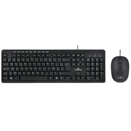 PACK TECLADO Y RATON 2 EN 1 NEGRO BLUESTORK