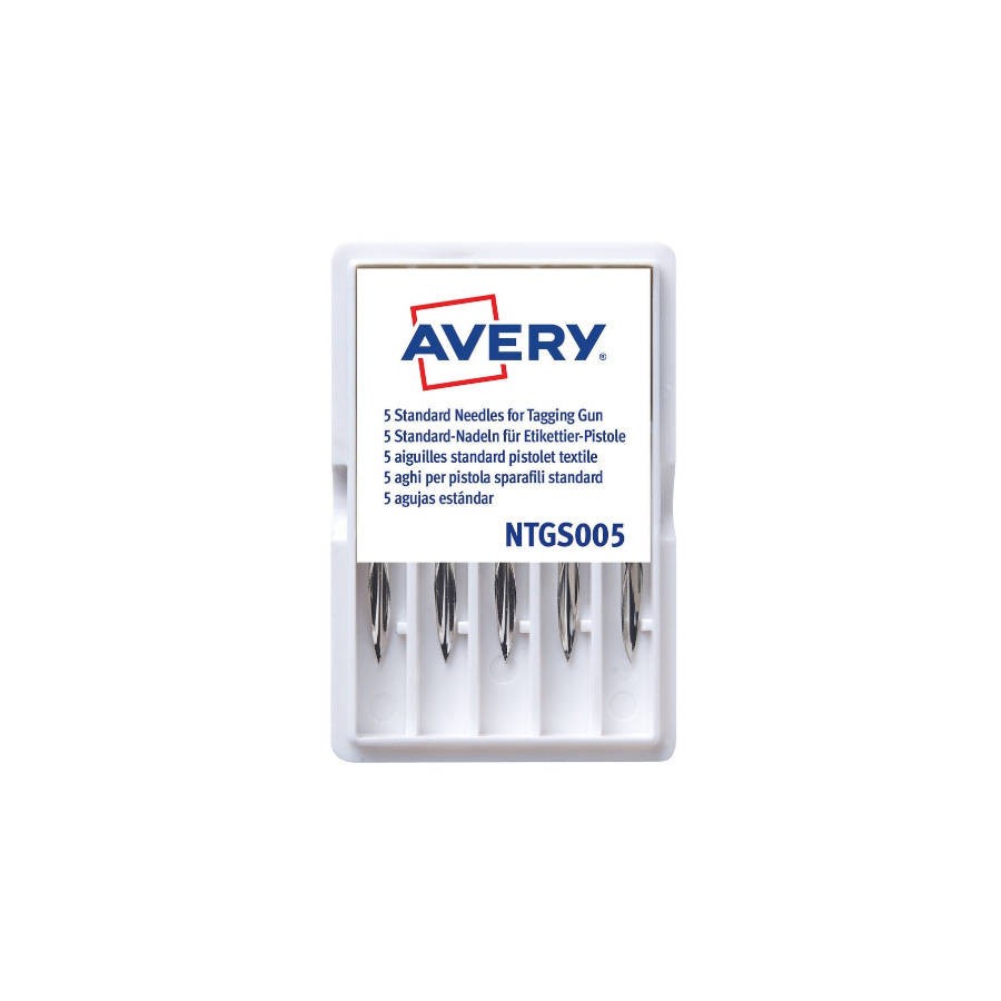 2276-AGUJAS ESTANDAR CORTAS CON BASE DE PLASTICO AVERY NTGS005