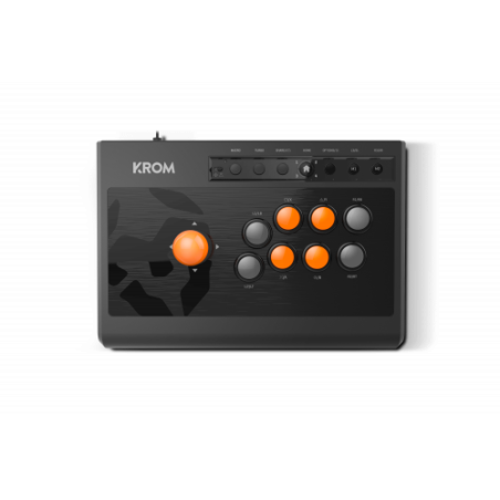 22760-Krom Kumite Panel de mandos tipo maquina recreativa PlayStation 4,Playstation,Playstation 3,Xbox One Analogico/Dig