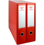 22778-MODULO 2 ARCHIVADORES COLOR ROJO FOLIO 290X350X160 GRAFOPLAS 7279251