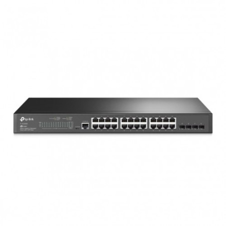 22802-TP-LINK PUERTOS GIGABIT,24 PUERTOS RJ45 GIGABIT Y 4 RANURAS SFP GIGABIT PROPORCIONAN CONEXIONES DE ALTA VELOCIDAD,
