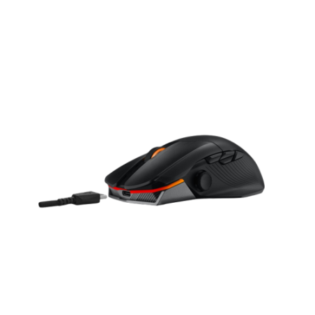 ASUS ROG Chakram X raton mano derecha RF Wireless + Bluetooth + USB Type-A Opto-mecanica 36000 DPI
