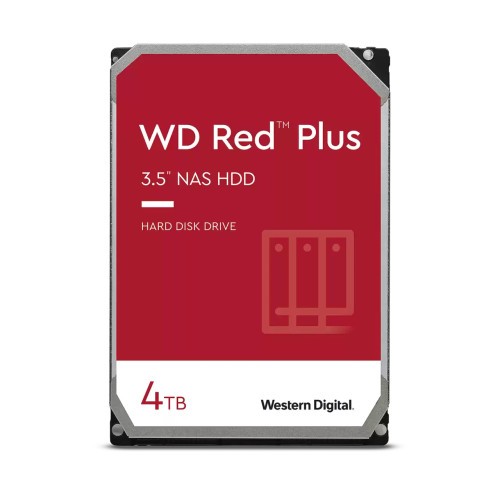 22851-Western Digital Red Plus WD40EFPX disco duro interno 3.5" 4000 GB Serial ATA III