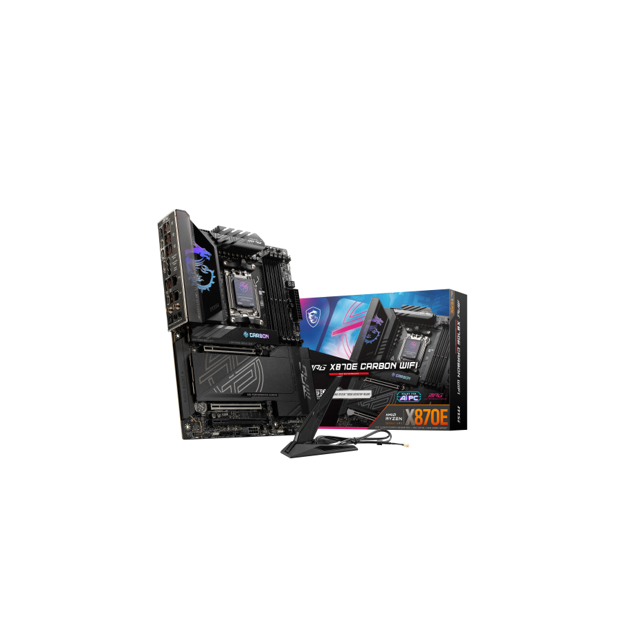 22906-PLACA MSI MPG X870E CARBON WIFI,AMD,AM5,X870,4DDR5,LAN5G+WIFI7+BT5.4,ATX