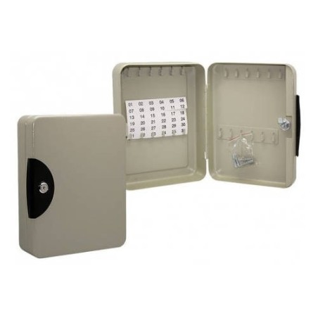 22980-CAJA GUARDALLAVES METALICA 54 LLAVES EN COLOR GRIS BISMARK 319902