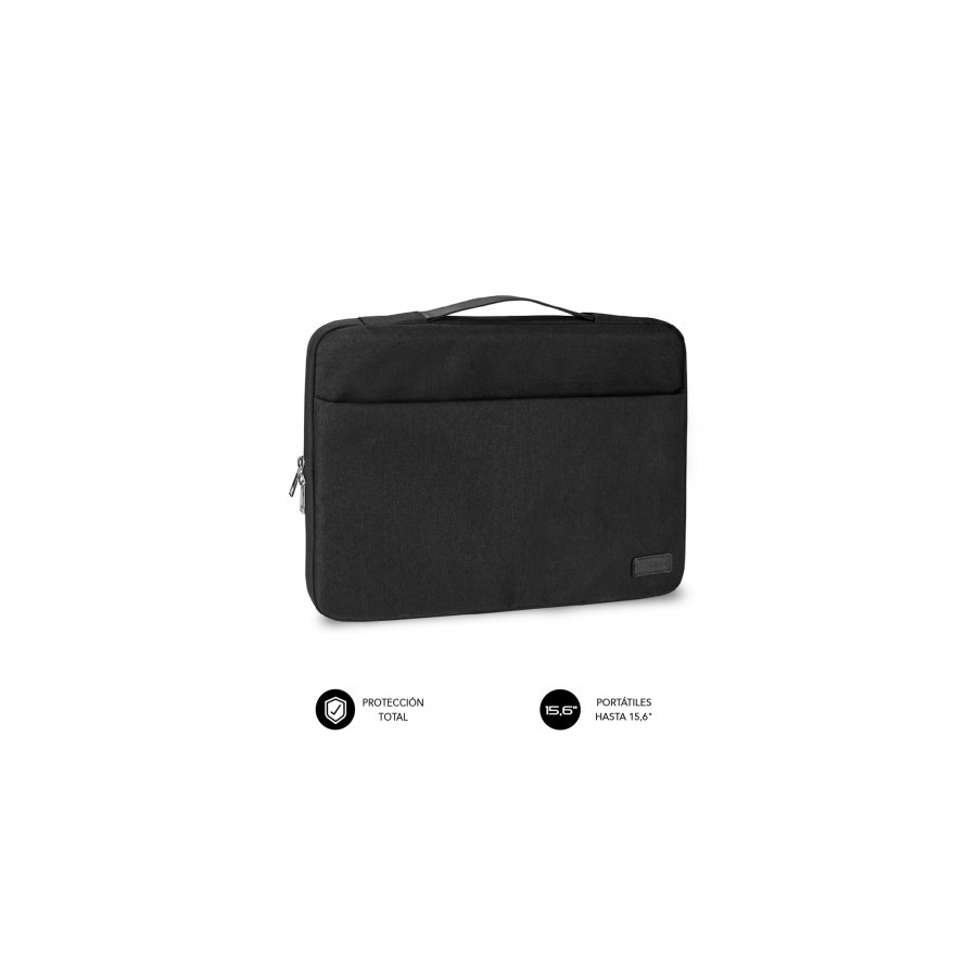 SUBBLIM Funda Ordenador Elegant Laptop Sleeve 15,6" Black