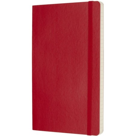 23-LIBRETA CLASICA TAPA BLANDA ROJO ESCARLATA L (13X21CM) RAYADA MOLESKINE QP616F2