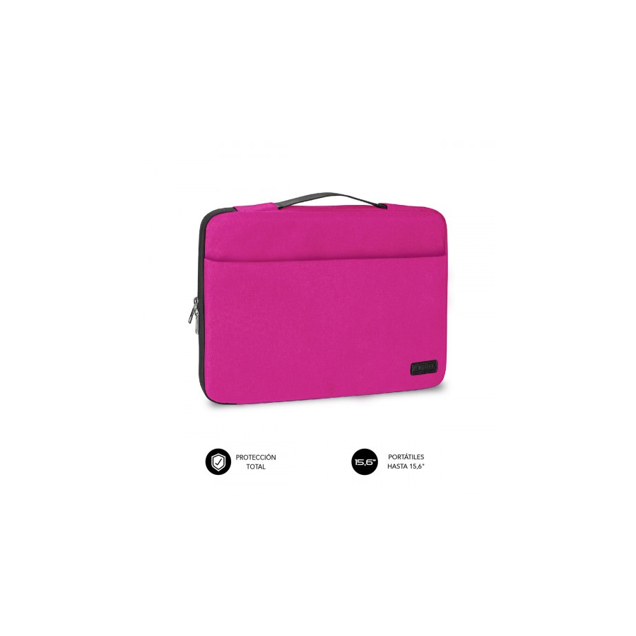 23005-SUBBLIM Funda Ordenador Elegant Laptop Sleeve 15,6" Pink