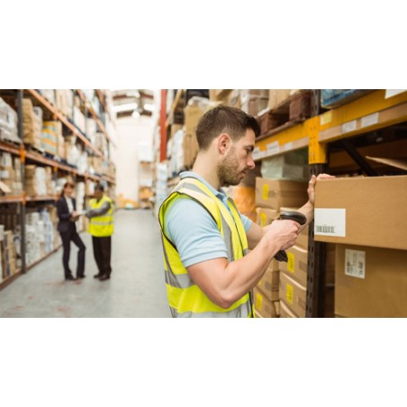 2301-PAQUETE 20 HOJAS ETIQUETAS DE POLIESTER BLANCO-IMPRESORAS LASER-63,5X33,9 MM AVERY L4773-20