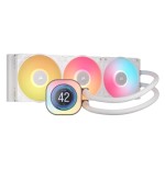 23052-Corsair iCUE LINK TITAN 360 RX LCD Procesador Refrigerador de aire 12 cm Blanco 1 pieza(s)