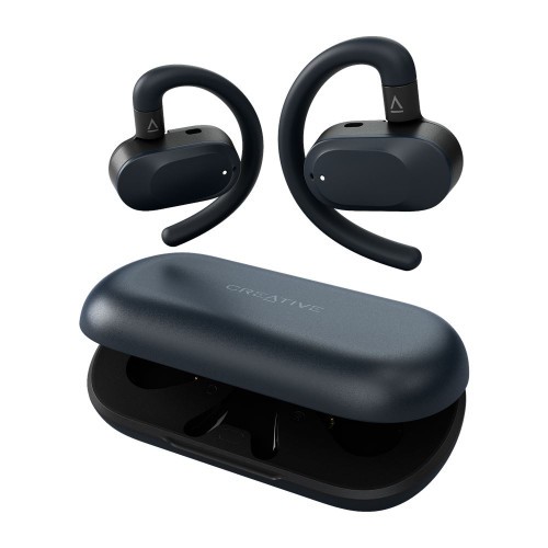 23070-Creative Labs Outlier Go Auriculares Inalambrico gancho de oreja Llamadas/Musica/Deporte/Uso diario USB Tipo C Blu