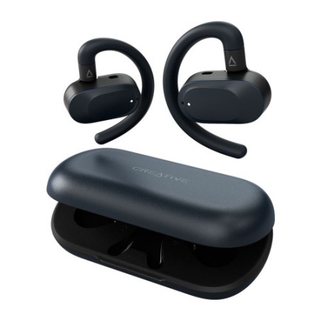 23070-Creative Labs Outlier Go Auriculares Inalambrico gancho de oreja Llamadas/Musica/Deporte/Uso diario USB Tipo C Blu