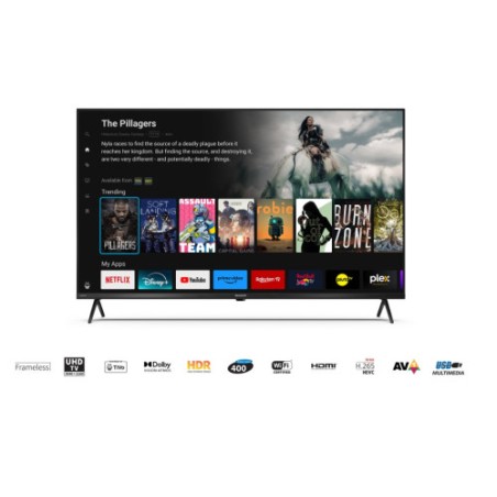 23078-TELEVISOR SHARP 43"43GK4245E TIVO TV, 4K ULTRA HD, SMART TV, ACTIVE MOTION 400, NEGRO
