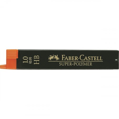 23103-ESTUCHE 12 MINAS 0.9MM SUPER POLIMERAS HB FABER CASTELL 120900