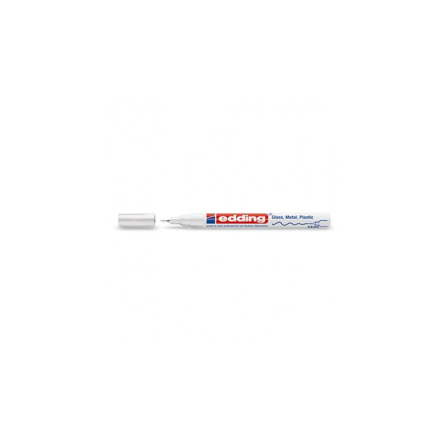 23114-MARCADOR PERMANENTE 0.8MM 780 BLANCO EDDING 780-49