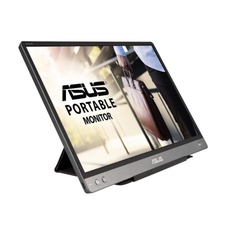 23129-ASUS MB14AC pantalla para PC 35,6 cm (14") 1920 x 1080 Pixeles Full HD Gris