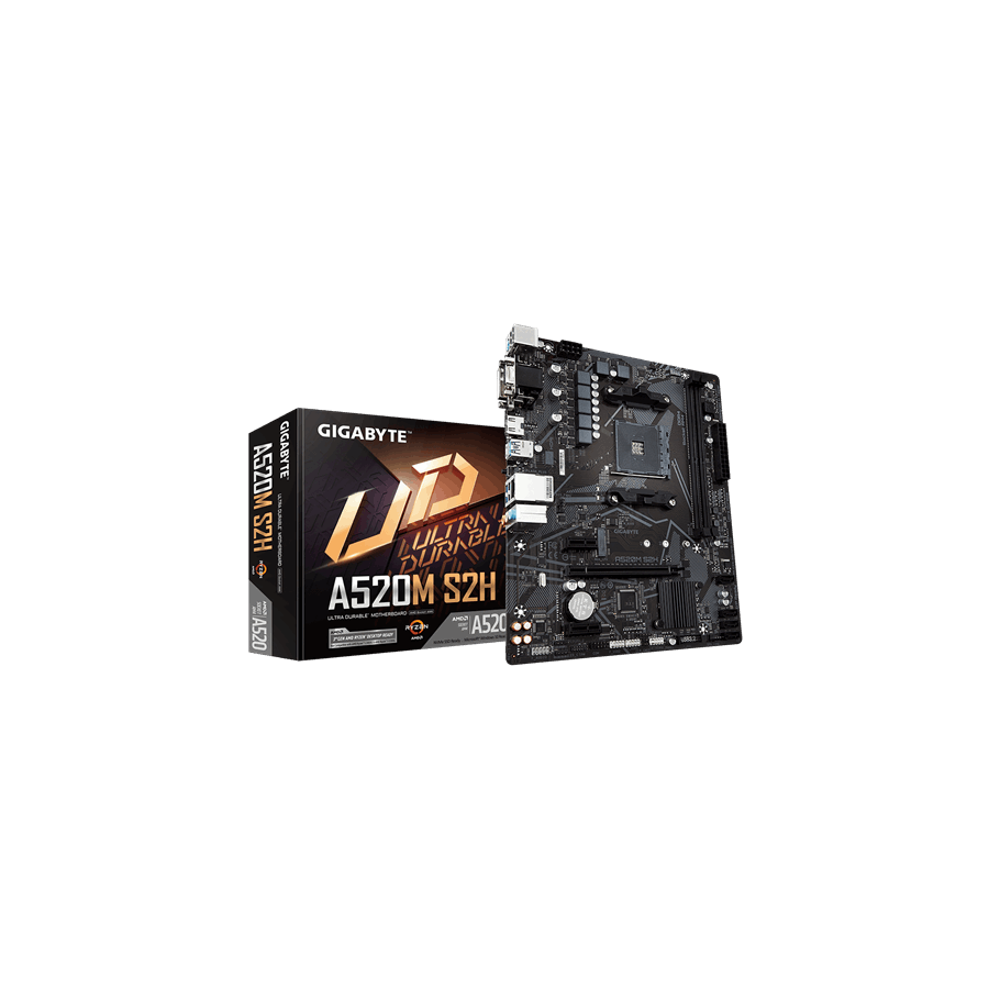 23130-Gigabyte A520M S2H placa base Zocalo AM4 Micro ATX
